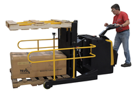 Thumbnail for Steel Portable Pallet Inverter 40 In. to 88 In Fork Opening 3000 Lb. Capacity Yellow/Black