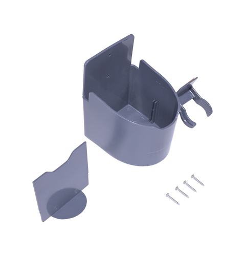Fork Truck Accessory Plastic Stretch Wrap Caddy 6"L x 5"W x 6"H Dark Gray
