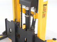 Thumbnail for Stacker Manual Pump 3 - 35 In. 2,000 Lb. Capacity Black / Yellow
