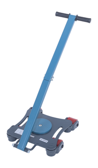 Thumbnail for Steel Multi Direction Machinery Skate 12 In. Length x 12 In. Width x 4-7/16 In. Height 6,600 Lb. Capacity Blue and Gray