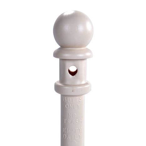 2-Gallon Steel Butt Can with Poly Tube - Beige - Model 1202BEI