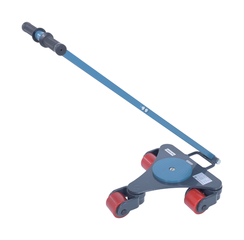 Steel Multi Direction Machinery Skate 15 In. Length x 13 In. Width x 4-7/16 In. Height 4,400 Lb. Capacity Blue and Gray