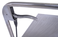 Thumbnail for Stainless Steel Scissor Cart 17-3/4 In. x 27-5/8 In. 300 Lb. Capacity Silver