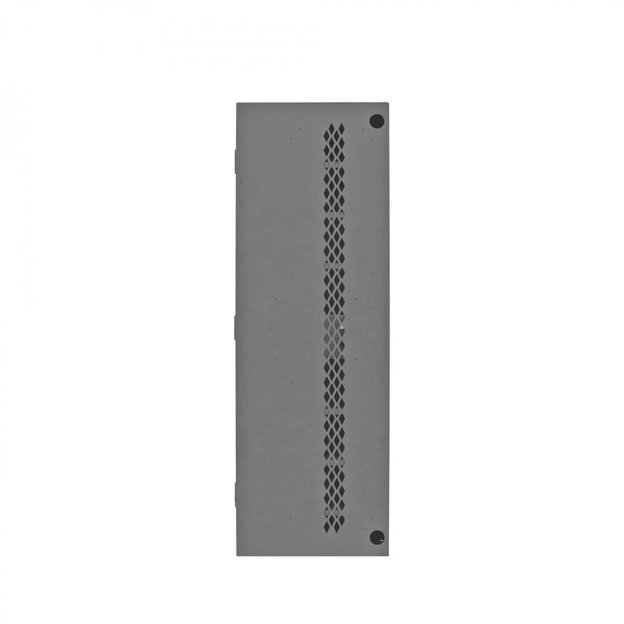 Secure Charging Cabinet, 16 Gauge, 12 Shelves, 2 Drawers, 2 Power Strips, 48 x 24 x 72