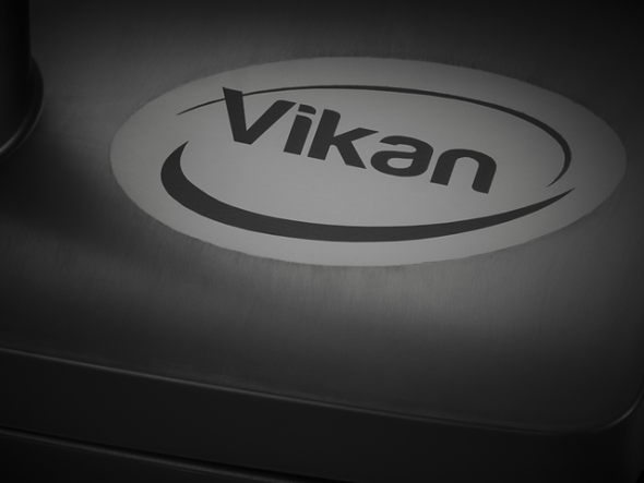 Vikan Compact Lobby Dustpan, 11.6", Black