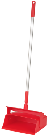 Vikan Compact Lobby Dustpan, 11.6", Red