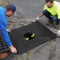 Thumbnail for Frameless, Cone Style Storm Sentinel® Catch Basin Insert, Black - 60x60 (152x152) in. (cm.)