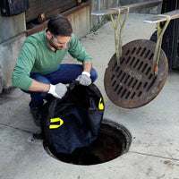 Thumbnail for Round, Bag Style Storm Sentinel® Catch Basin Insert, Adjustable, Black - 25 (63.5) in. (cm.)