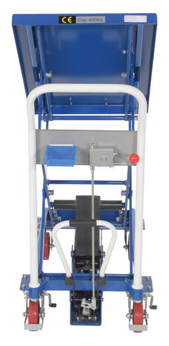 Steel Lift and Tilt Carts with Sequence Select 19-1/2 In. x 30 In. 400 Lb. Capacity Blue