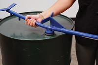 Thumbnail for Deluxe Drum Positioner 41 In. x 5-7/8 In. x 6 In. Steel 600 Lb. Capacity Blue