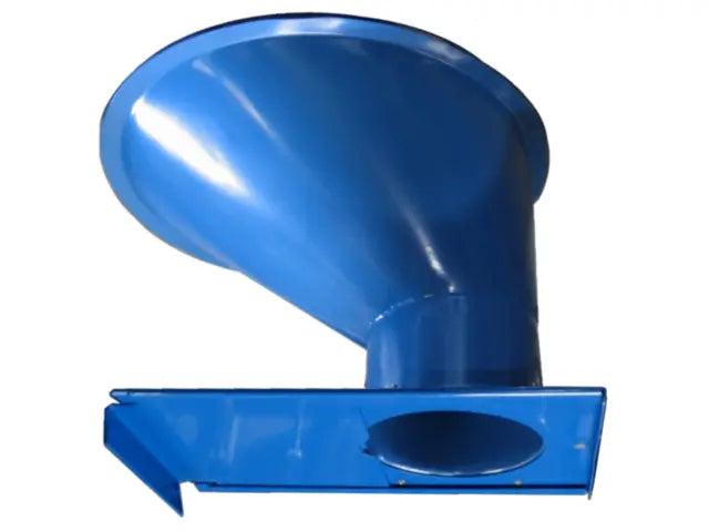 90 Degree Asymmetric Drum Cone to control dispensing of dry material. Fits 18-7/8" (47.9 cm) drum rim outside diameter with lid removed.
