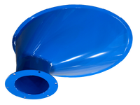 Thumbnail for 90 Degree Asymmetric Drum Cone to control dispensing of dry material. Fits 18-7/8