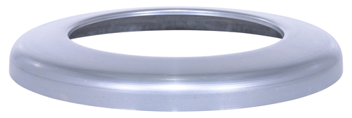 Galvanized Can Bag Holder 55 Gallon Drum 16 In. Silver