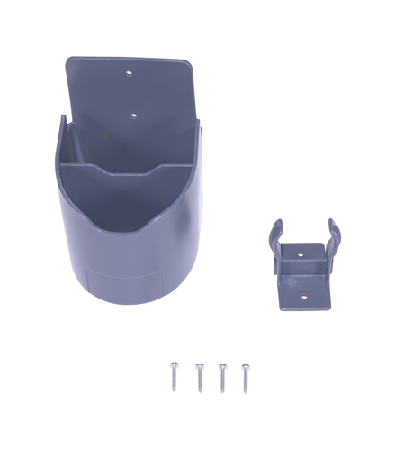 Fork Truck Accessory Plastic Stretch Wrap Caddy 6"L x 5"W x 6"H Dark Gray