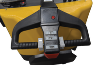 Thumbnail for Steel Portable Pallet Inverter 40 In. to 88 In Fork Opening 3000 Lb. Capacity Yellow/Black