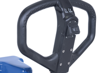 Thumbnail for Steel DC Powered Tote Lift Photo Eye 62-1/4 In. x 29 In. x 51-1/4 In. 3000 Lb. Capacity Blue