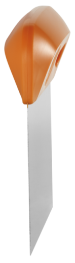 Dough Cutter/Scraper, Stainless Steel Blade, Flexible, 146 mm, Orange
