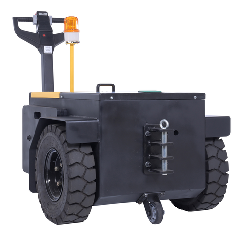 Steel Heavy Duty Electric Powered Tugger 12,000 Lb. Pulling Capacity Yellow