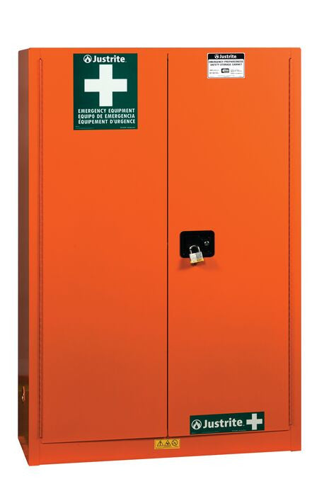 Justrite Emergency Preparedness Cabinet with PowerPort