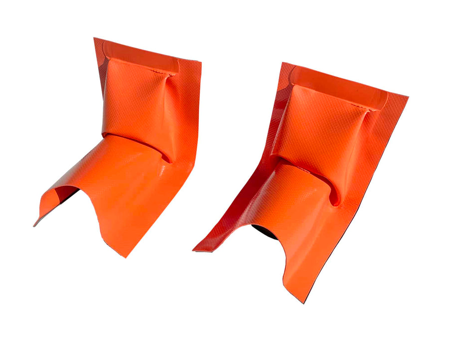 Ultra-Berm Builder - Plus Model - Components for 4" High Model - Wall End (0.6 x 0.5 x 0.3 ft (0.2 x 0.2 x 0.1 m))