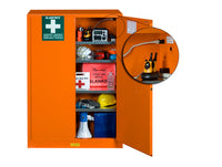 Thumbnail for Justrite Emergency Preparedness Cabinet with PowerPort