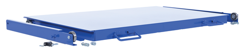Steel Additional Shelf 32 In. Length 51-1/4 In Width 3 In Height 1,500 Lb. Capacity For VRSOR Models Blue
