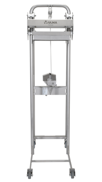 Thumbnail for Stainless Steel Manual Load Stacker 220 Lb. Capacity Silver