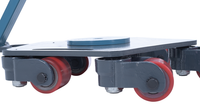 Thumbnail for Steel Multi Direction Machinery Skate 18 In. Length x 17-1/2 In. Width x 4-7/16 In. Height 8,800 Lb. Capacity Blue and Gray