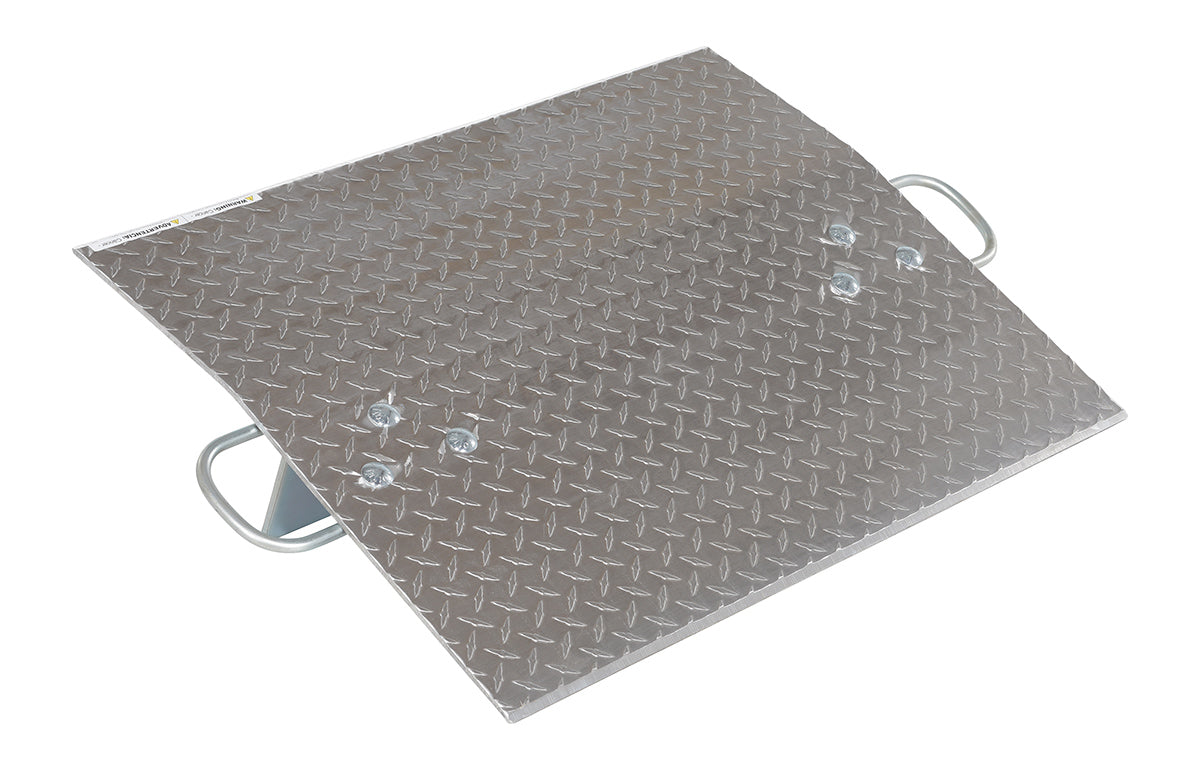 30" x 24" Aluminum Hand Truck Dockplate w/ 500-lbs Capacity
