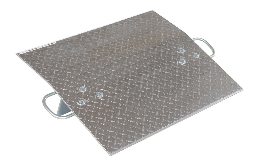 30" x 24" Aluminum Hand Truck Dockplate w/ 500-lbs Capacity