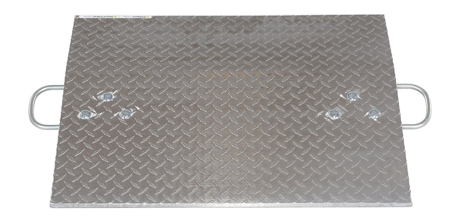 30" x 24" Aluminum Hand Truck Dockplate w/ 500-lbs Capacity