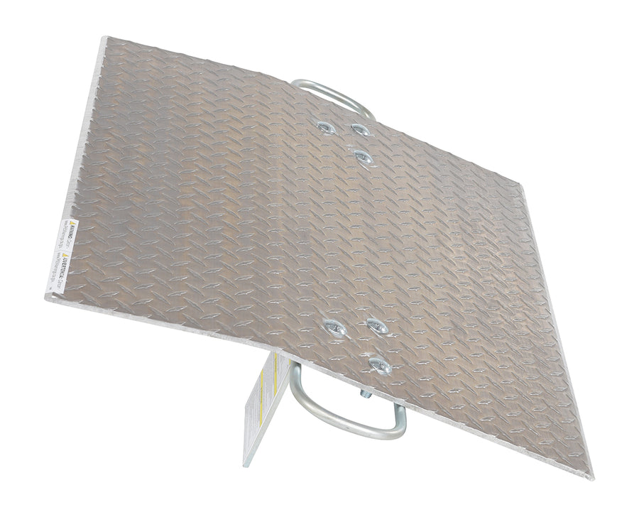 30" x 24" Aluminum Hand Truck Dockplate w/ 500-lbs Capacity