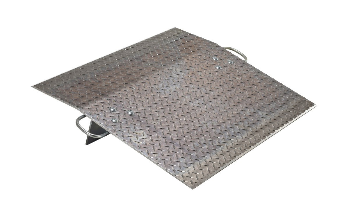 36" x 30" Aluminum Hand Truck Dockplate w/ 500-lbs Capacity
