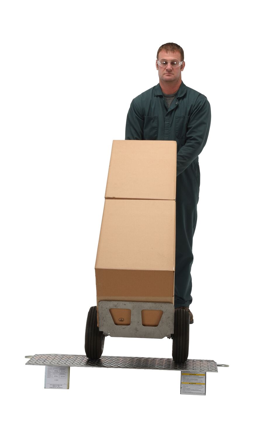 36" x 30" Aluminum Hand Truck Dockplate w/ 500-lbs Capacity