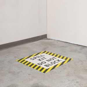 Spill Kit Floor Sign