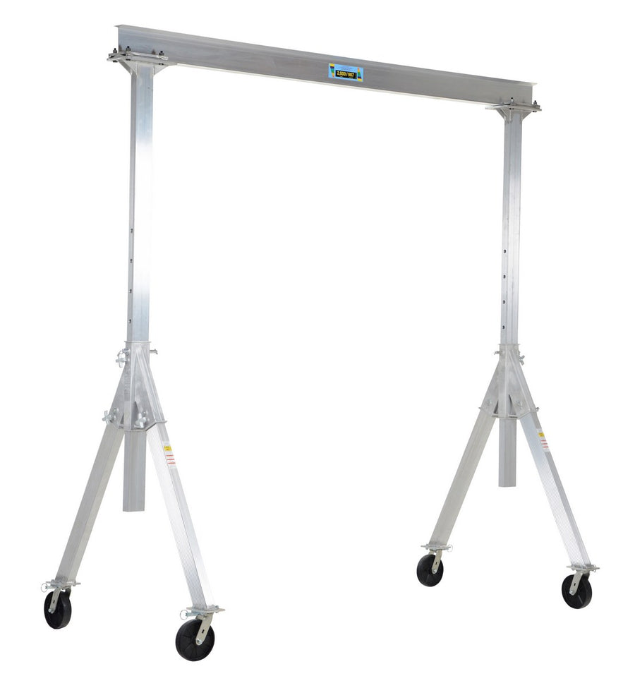 ADJUST ALUMINUM GANTRY CRANE 2K 10 X 10