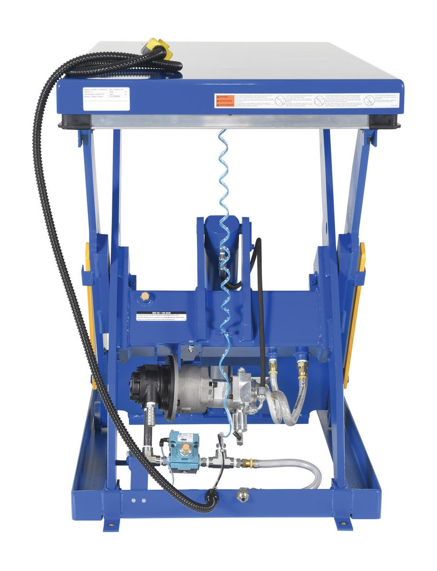 30" x 60" Rotary Air/Hydraulic Scissor Lift Table