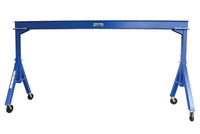 Thumbnail for Adjustable 4,000 Cap Steel Gantry Crane w/ Length/Height: 15'/8