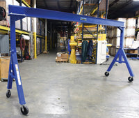 Thumbnail for Adjustable 4,000 Cap Steel Gantry Crane w/ Length/Height: 15'/8