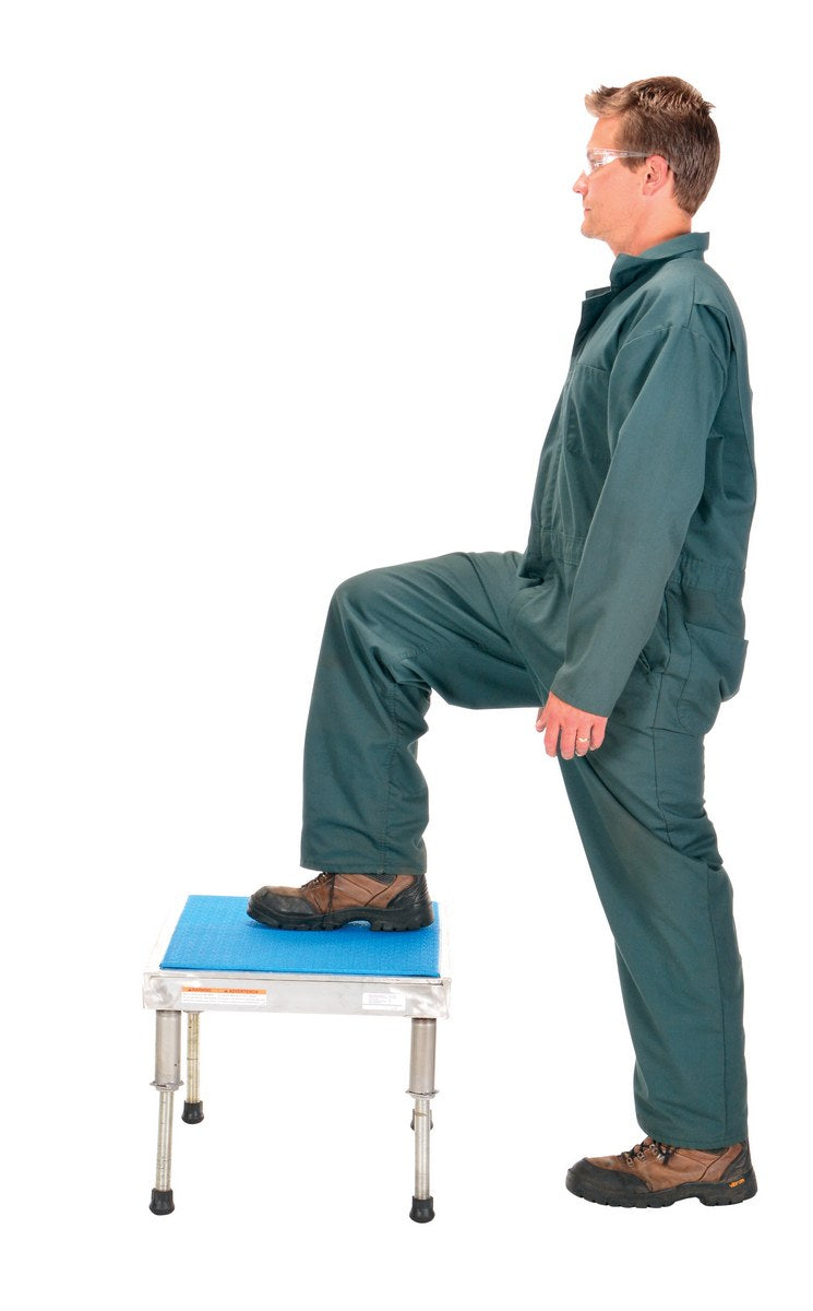 19" x 24" Aluminum Heavy-Duty Adjustable Ergo-Mat Work Mate Stand
