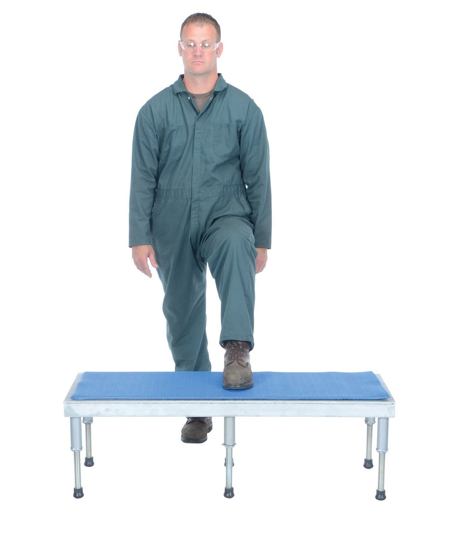 19" x 48"Aluminum Heavy-Duty Adjustable Ergo-Mat Work Mate Stand