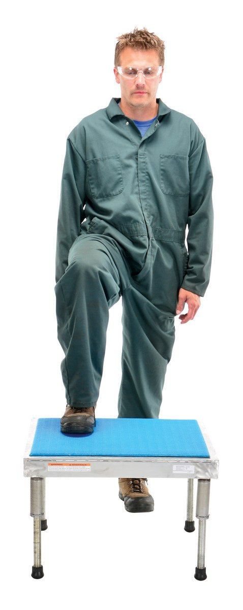 24" x 24" Aluminum Heavy-Duty Adjustable Ergo-Mat Work Mate Stand