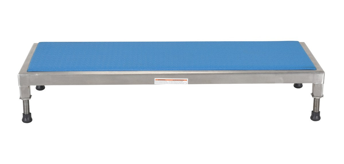 19" x 48" Stainless Steel Light-Duty Adjustable Ergo-Mat Work Mate Stand