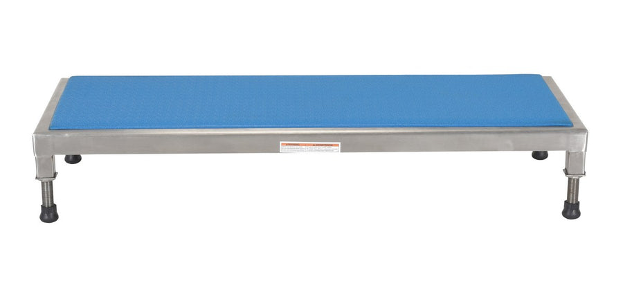 19" x 48" Stainless Steel Light-Duty Adjustable Ergo-Mat Work Mate Stand
