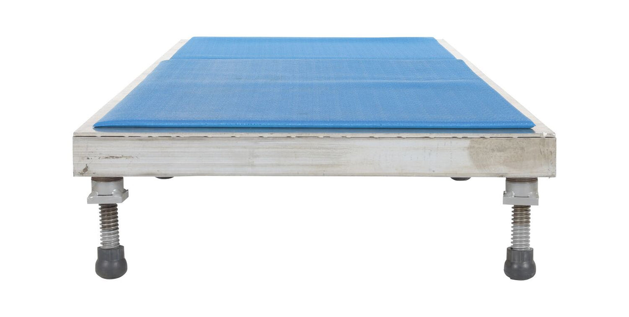 19" x 48" Stainless Steel Light-Duty Adjustable Ergo-Mat Work Mate Stand