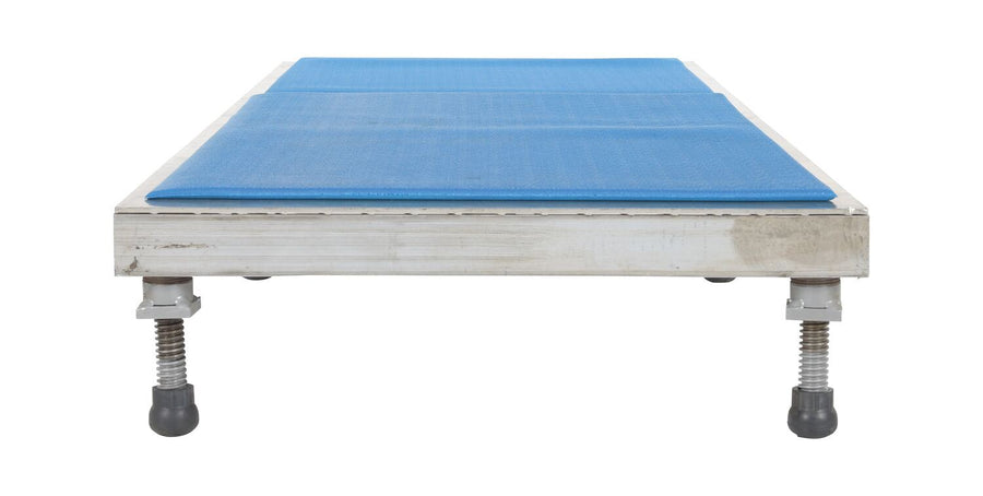 19" x 48" Stainless Steel Light-Duty Adjustable Ergo-Mat Work Mate Stand