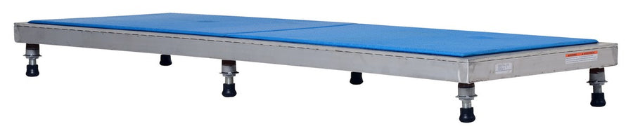 24" x 72" Aluminum Light-Duty Adjustable Ergo-Mat Work Mate Stand