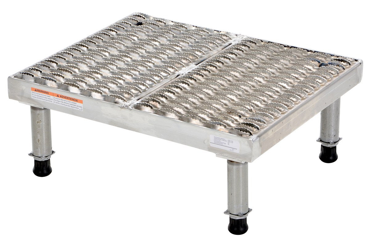 19" x 24" Aluminum Heavy-Duty Adjustable Serrated Work Mate Stand
