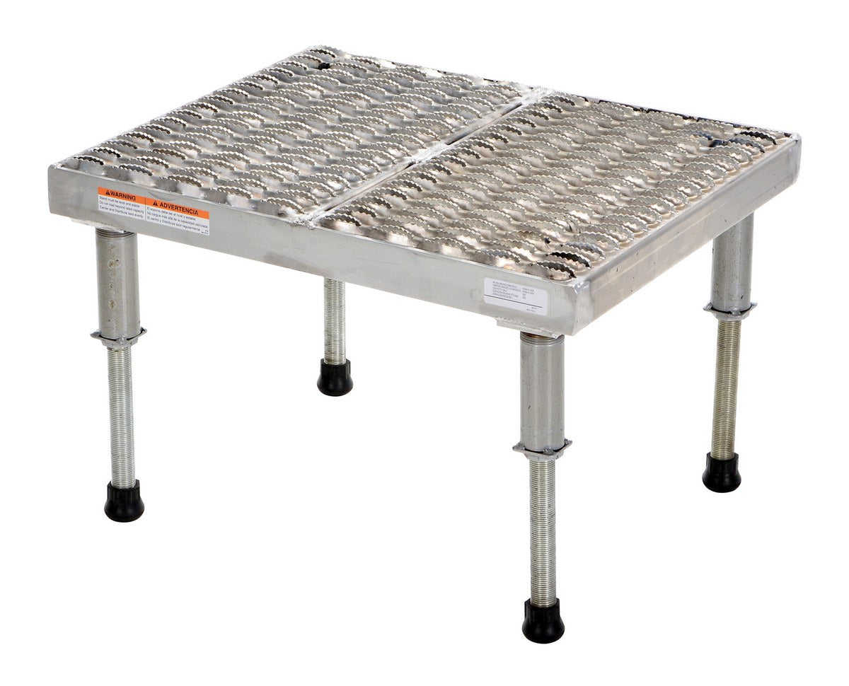 19" x 24" Aluminum Heavy-Duty Adjustable Serrated Work Mate Stand