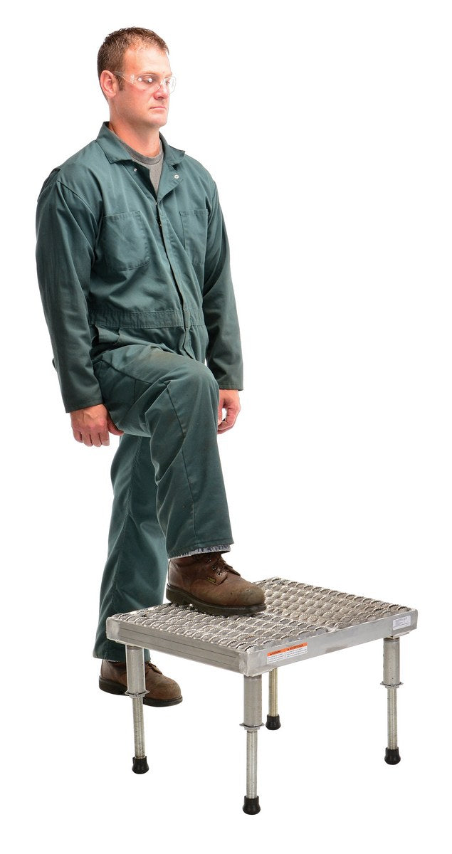 19" x 24" Aluminum Heavy-Duty Adjustable Serrated Work Mate Stand